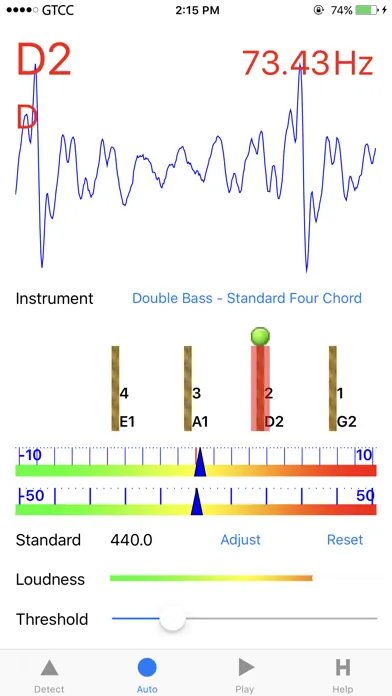 Double Bass Tuner应用截图