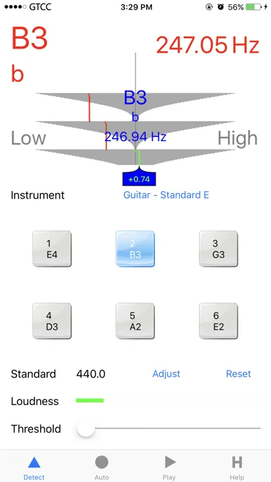 Precise Guitar Tuner Screenshots