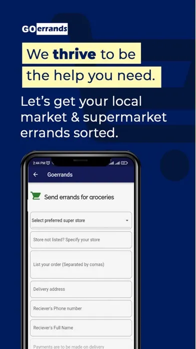 Zrzuty ekranu GOerrands