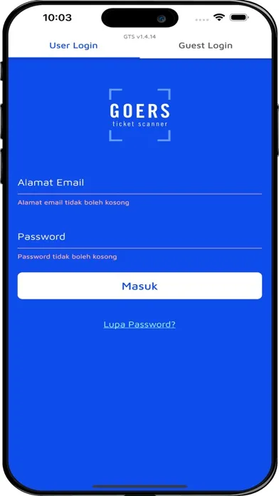 Ticket Scanner by Goers 스크린샷