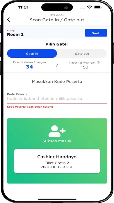 Ticket Scanner by Goers 스크린샷