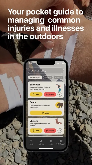 Captures d'écran de GOES Health: Outdoor First Aid