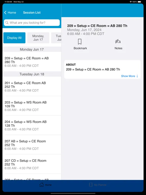 AOA/AOSA Optometry's Meeting iPad 应用截图