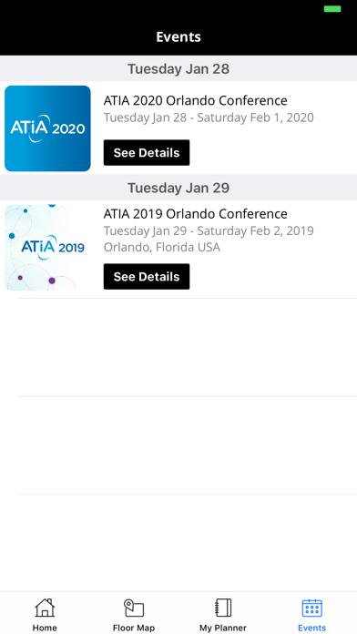 Zrzuty ekranu ATIA Annual Conference