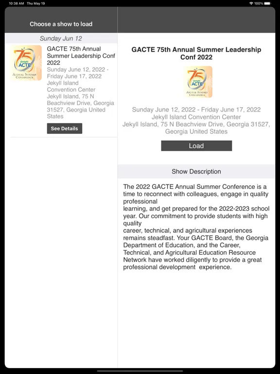Скриншоты 2022 GACTE iPad 