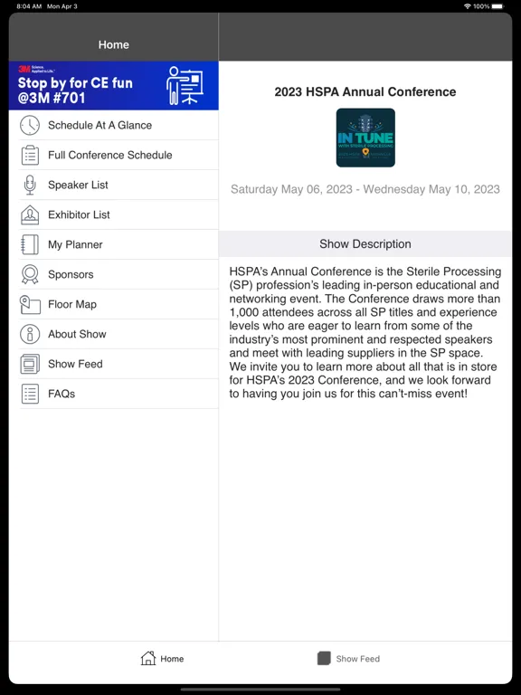 HSPA Annual Conference iPad  स्क्रीनशॉट