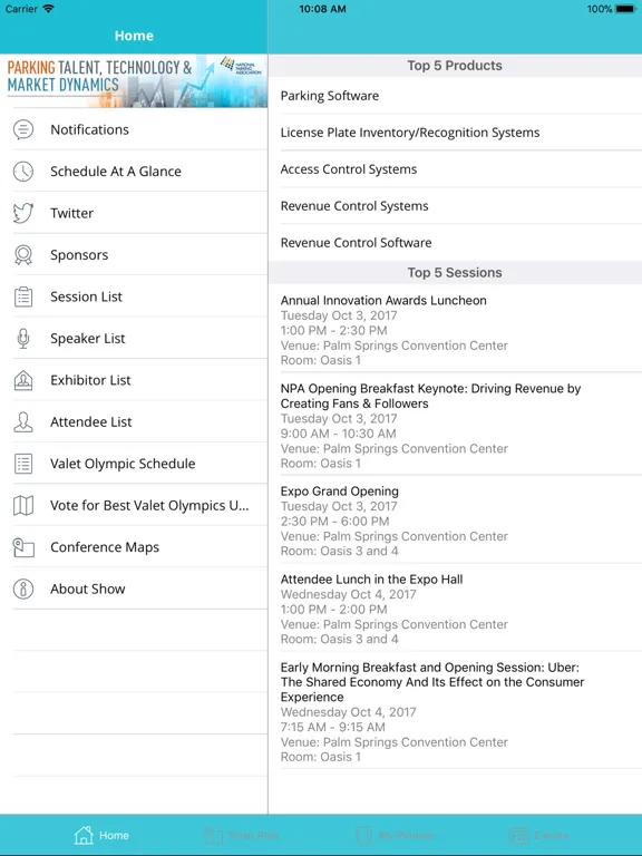 Скриншоты National Parking Association iPad 