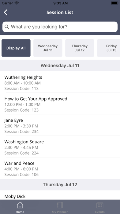 NSTA Conference App 스크린샷