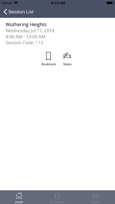 NSTA Conference App 스크린샷