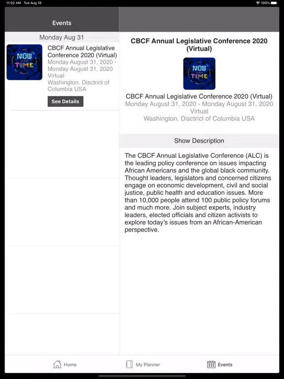 ภาพหน้าจอของ Virtual CBCF ALC iPad 