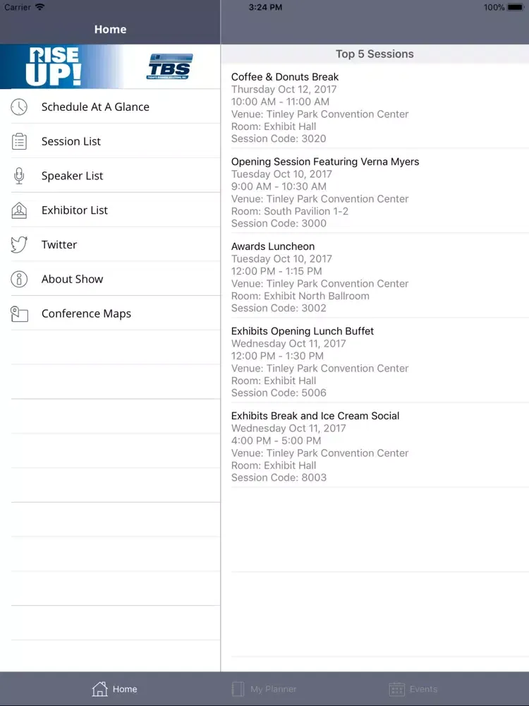 Capturas de pantalla de Illinois Library Association iPad 
