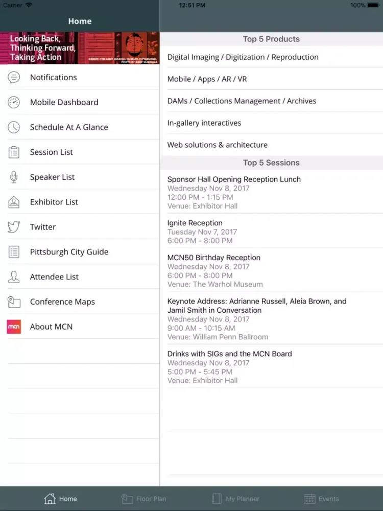 Museum Computer Network iPad  Screenshots