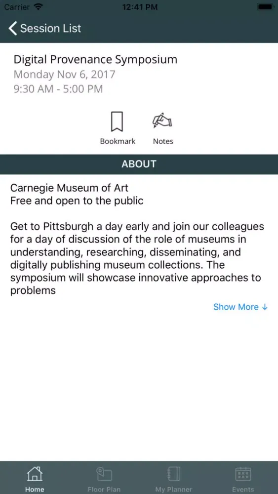 Museum Computer Network Screenshots
