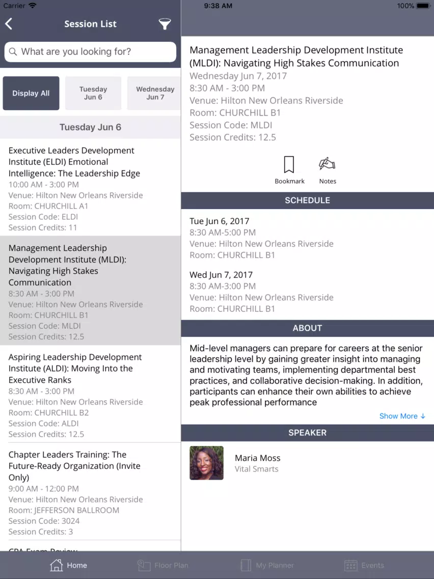 NABA Virtual Student Conf iPad 应用截图