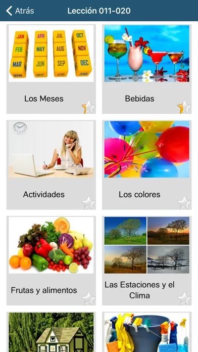 Captures d'écran de Learn English US 50 languages