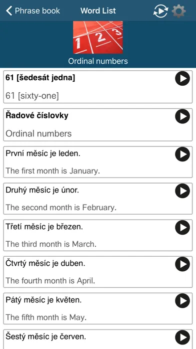 Learn Czech - 50 Languages スクリーンショット