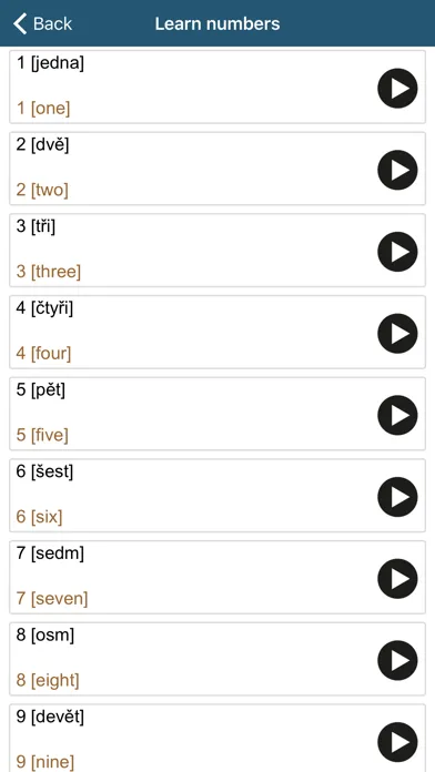 Learn Czech - 50 Languages スクリーンショット