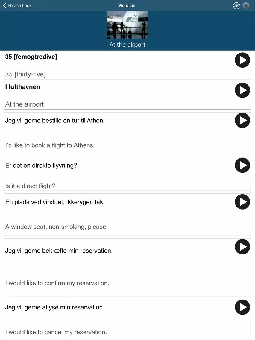 Learn Danish - 50 Languages iPad  スクリーンショット