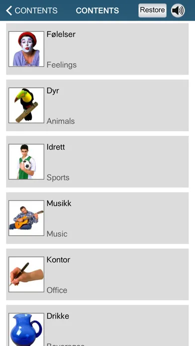 Скриншоты Learn Norwegian – 50 languages