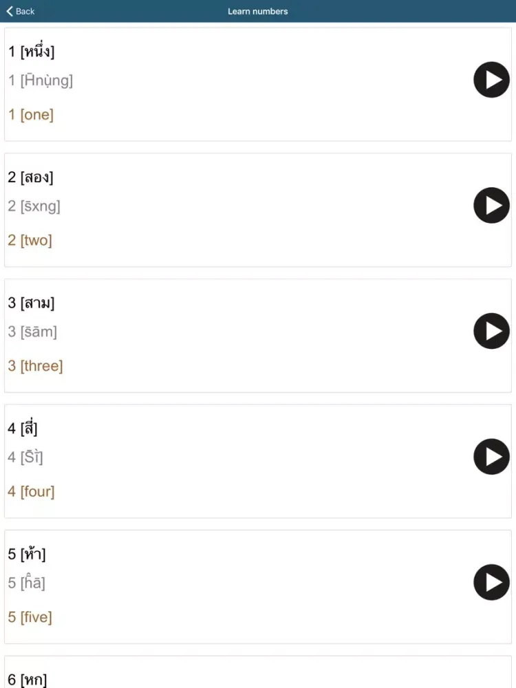 Captures d'écran de Learn Thai - 50 Languages iPad 