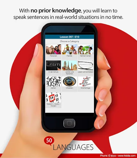 Learn 50 languages应用截图