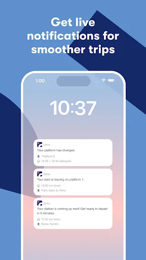Omio: Europe & U.S. Travel App Screenshots