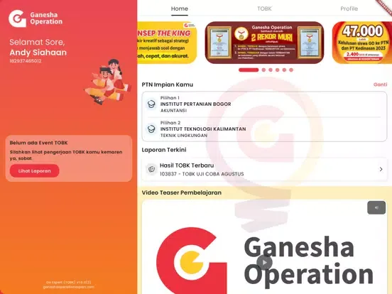 Capturas de tela do GO Expert (TOBK) iPad 