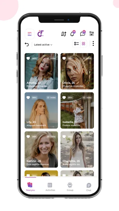 Скриншоты Gofriends: Dating & Live Chat