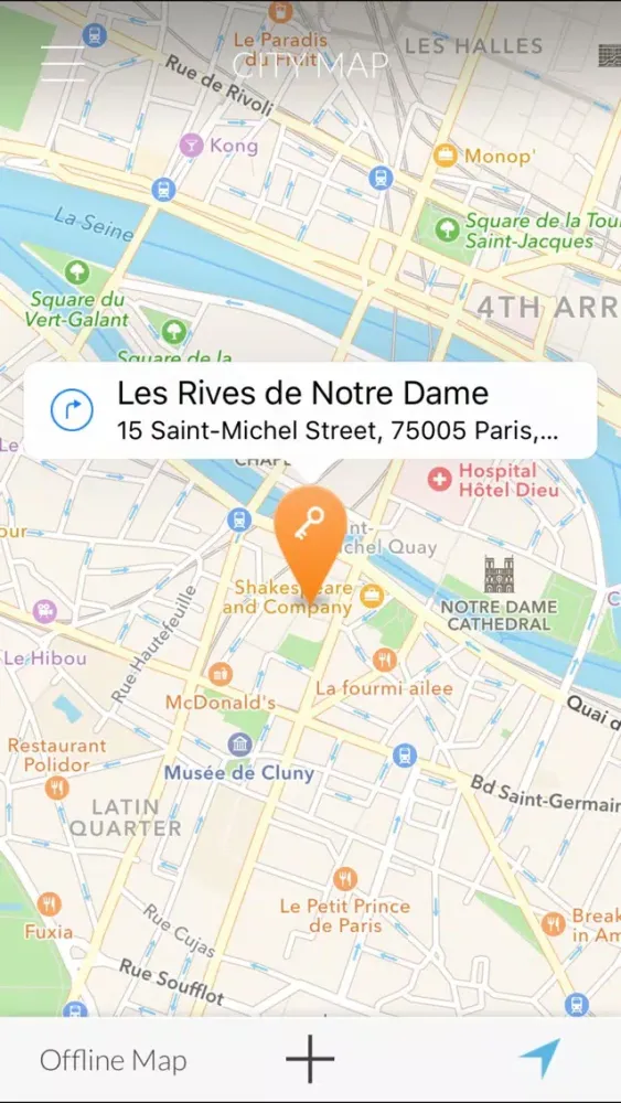 Capturas de tela do Les Rives de Notre Dame