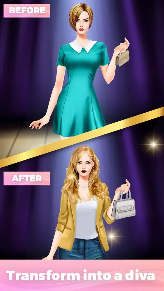 Capturas de tela do Dress up games for girls!
