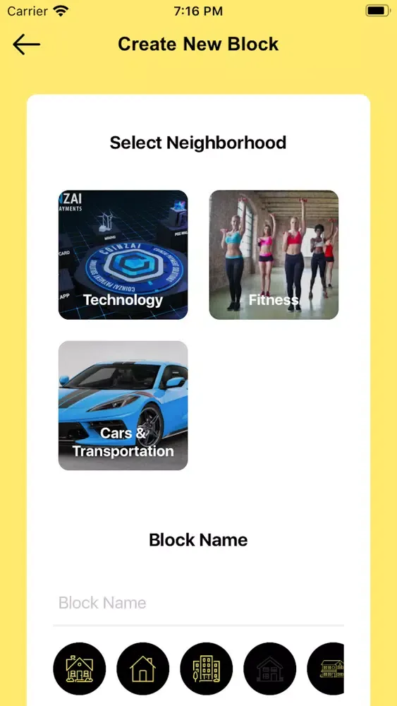 Ảnh chụp màn hình của Share My Interests