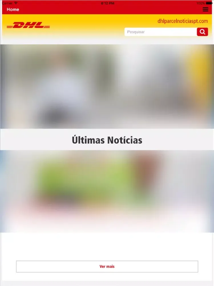 Captures d'écran de DHL Parcel PT iPad 