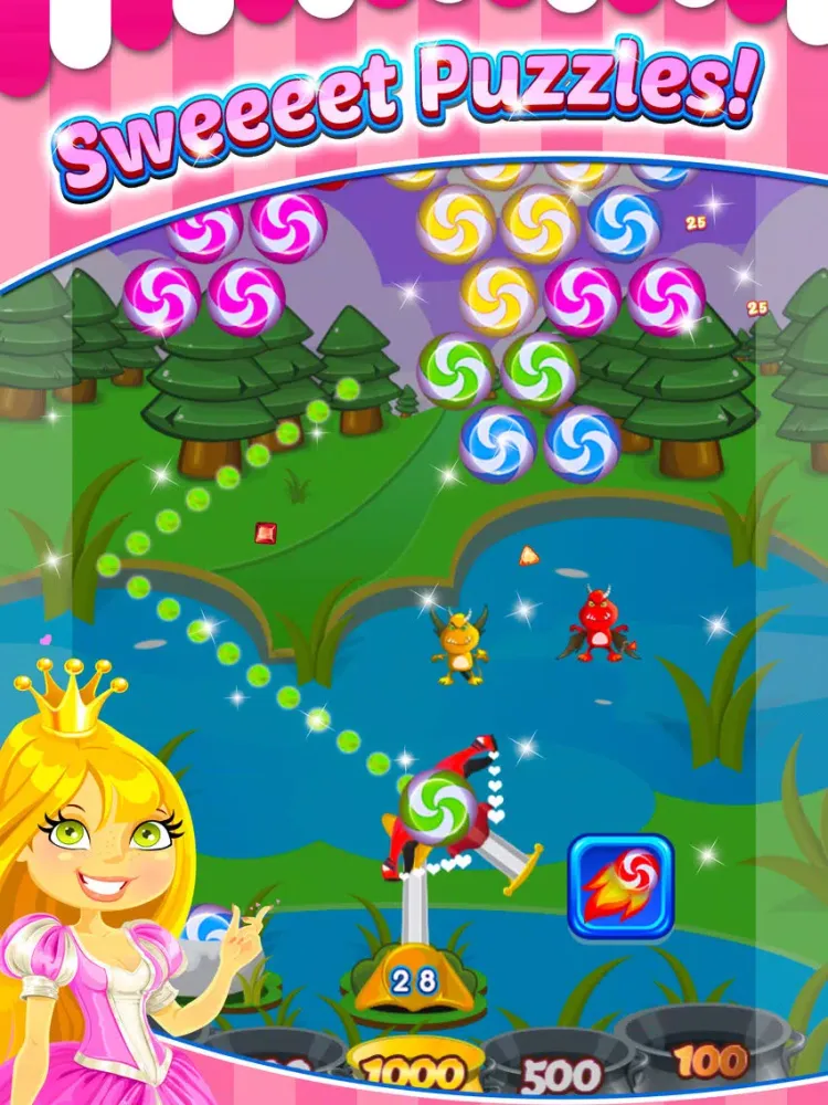 A Little Candy Princess Bubble Pop Pro iPad 應用截圖