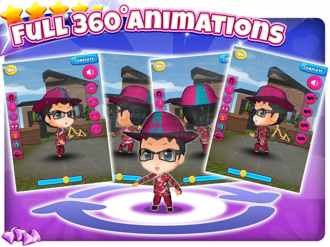 Скриншоты A 3D Dancing Fashion Dress Up - Princess Disco Party Free Game for Girls iPad 
