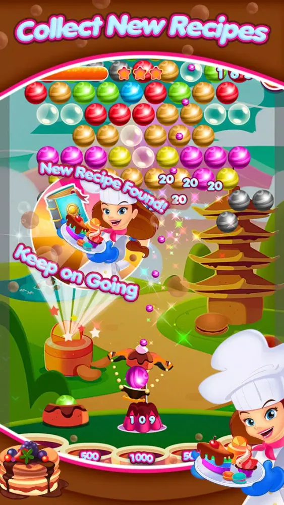 Capturas de tela do Bubble Bakery - Kitchen Cafe World Cooking Game