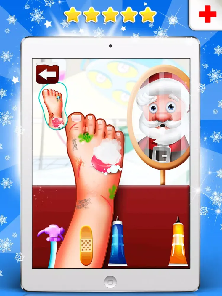 A Santa’s Foot Spa Salon - Little Doctor Saves the Christmas Presents 2015 iPad  স্ক্রিনশট