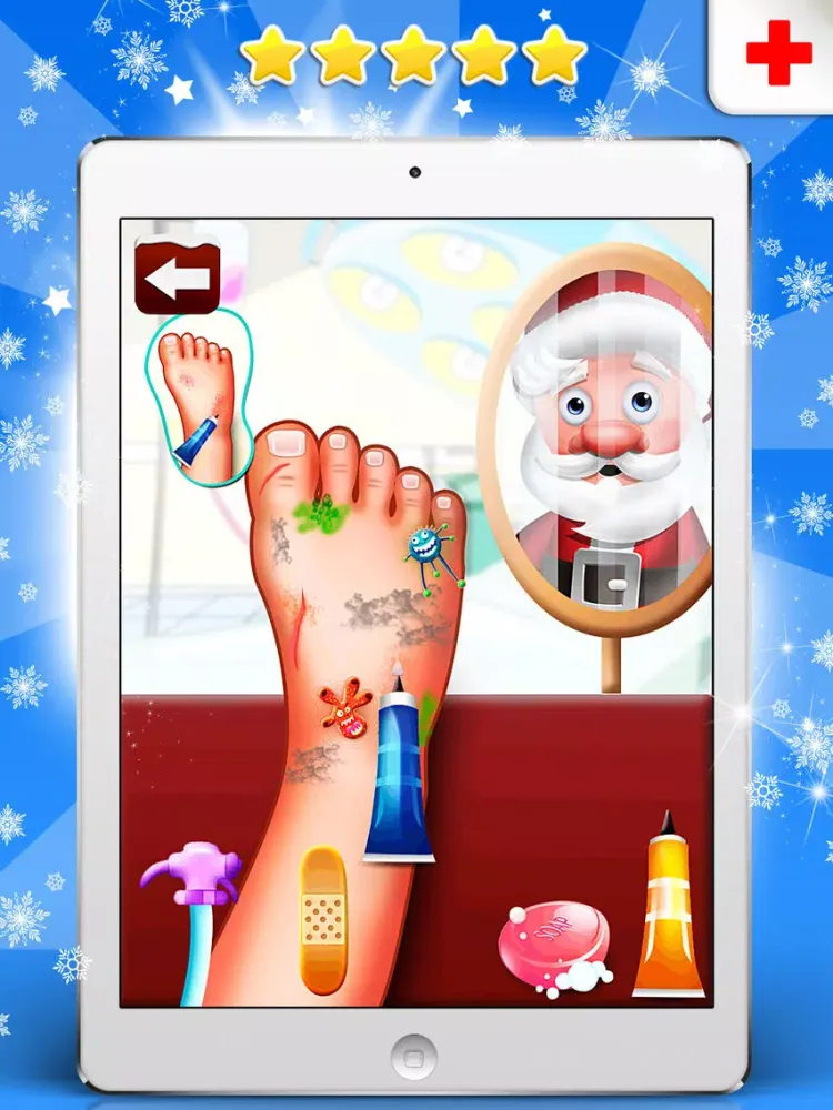 A Santa’s Foot Spa Salon - Little Doctor Saves the Christmas Presents 2015 iPad  স্ক্রিনশট