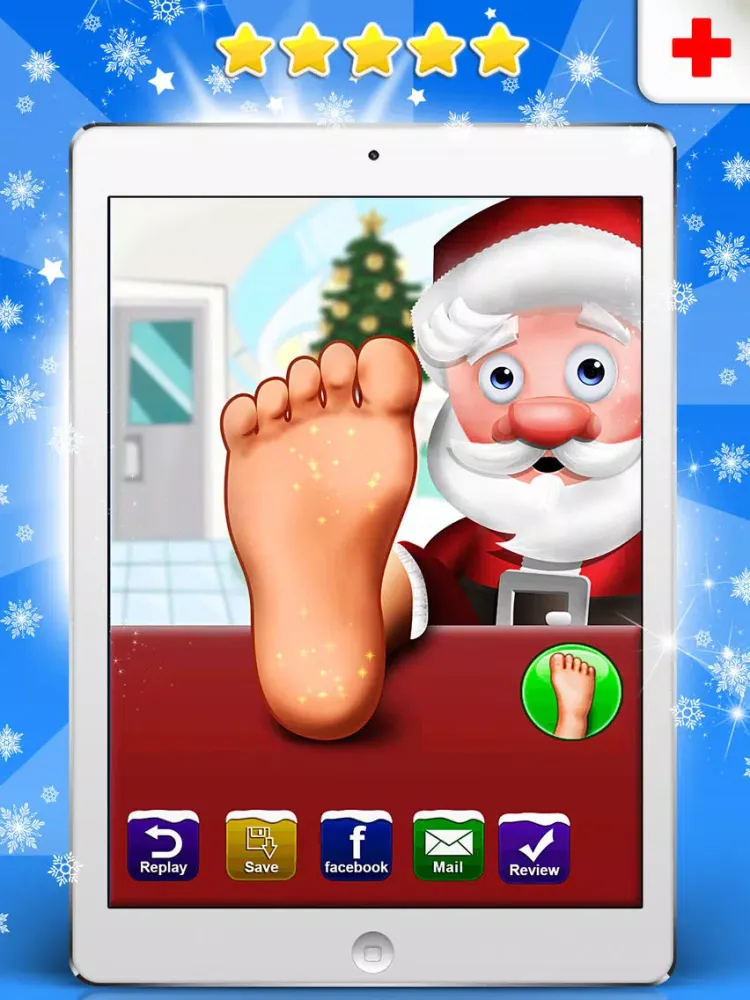 A Santa’s Foot Spa Salon - Little Doctor Saves the Christmas Presents 2015 iPad  স্ক্রিনশট