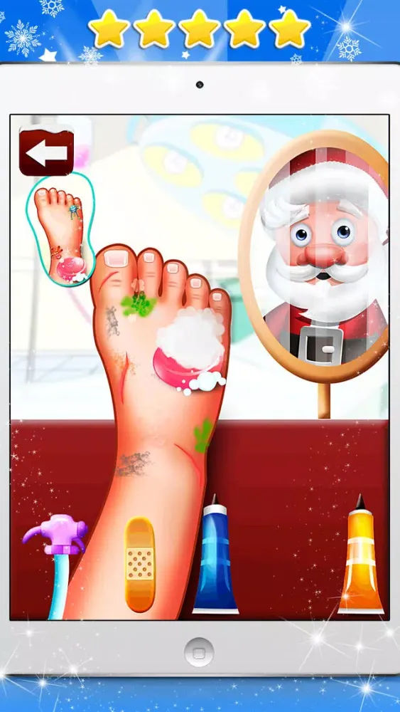 A Santa’s Foot Spa Salon - Little Doctor Saves the Christmas Presents 2015 স্ক্রিনশট
