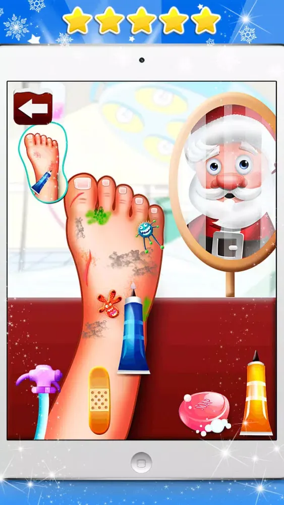 A Santa’s Foot Spa Salon - Little Doctor Saves the Christmas Presents 2015 স্ক্রিনশট