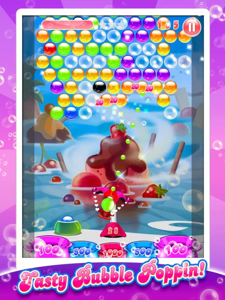 A Soda Pop Paradise Bubble Shooter Pro iPad Screenshots