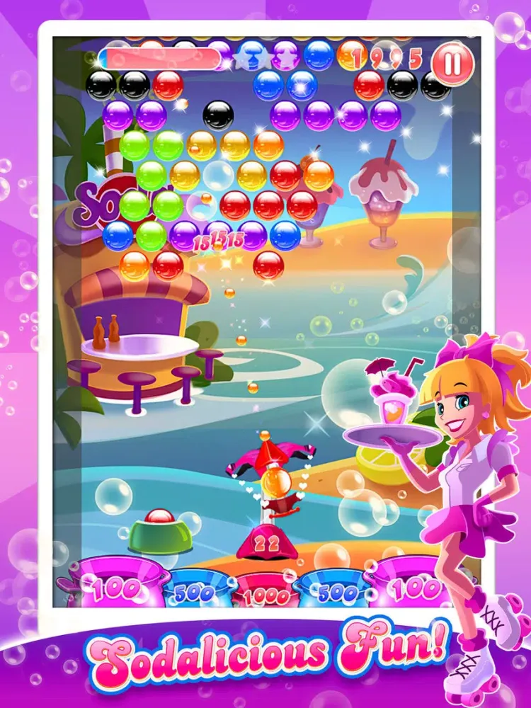 A Soda Pop Paradise Bubble Shooter Pro iPad Screenshots