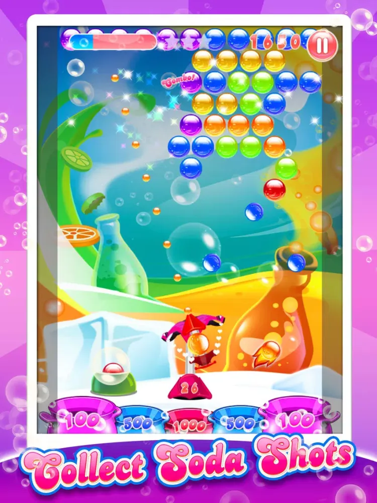 A Soda Pop Paradise Bubble Shooter Pro iPad Screenshots