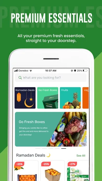 Ảnh chụp màn hình của Go Fresh - قو فريش