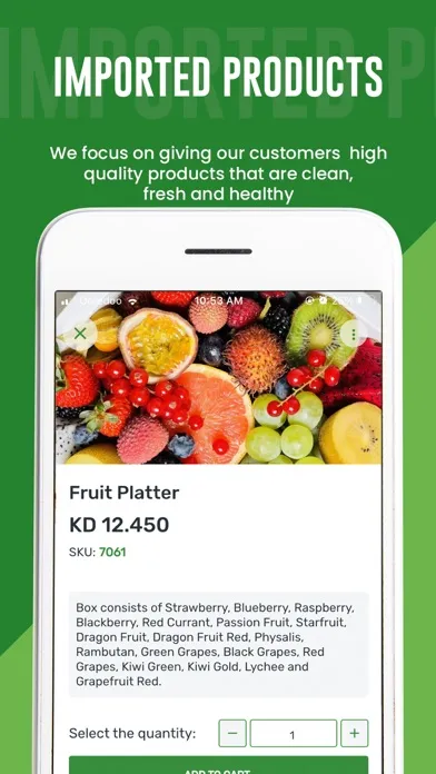 Ảnh chụp màn hình của Go Fresh - قو فريش