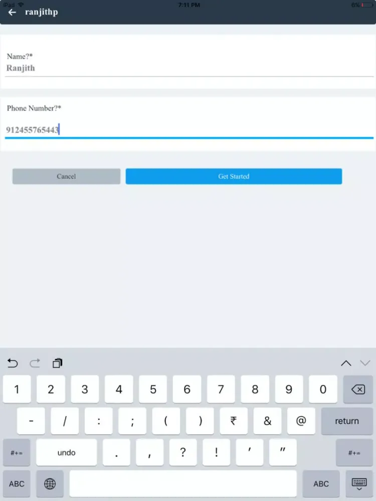 Tangkapan skrin myPulse-Get Customer Feedback iPad 
