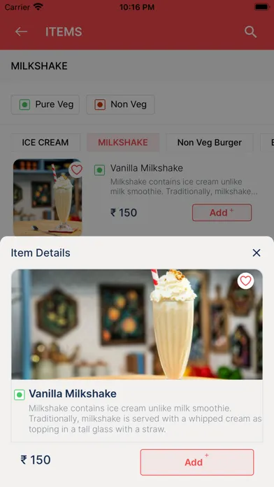 Ảnh chụp màn hình của OrderEasy Restaurant