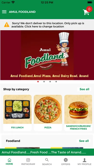 Screenshot di Amul Foodland