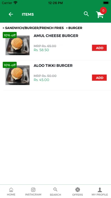 Screenshot di Amul Foodland