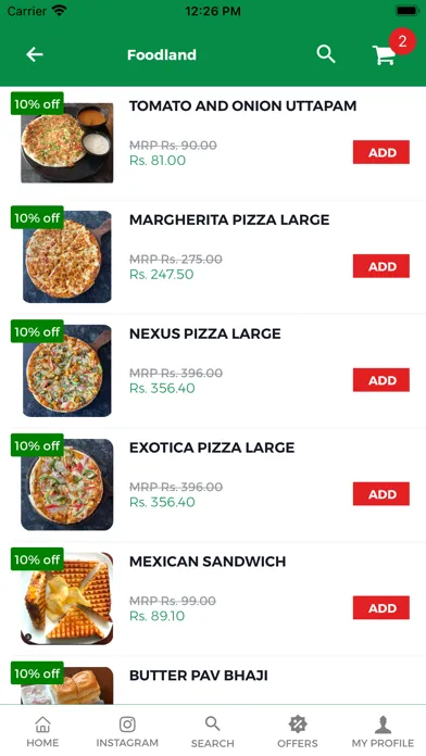 Screenshot di Amul Foodland